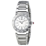 Bvlgari Bvlgari Mother of Pearl Stainless Steel Ladies Watch #BBL26WSSD - Watches of America