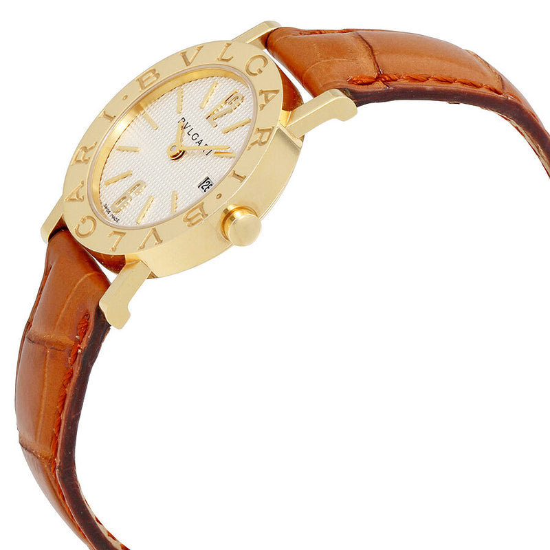 Bvlgari Bvlgari White Dial 18k Yellow Gold Ladies Watch #101358 - Watches of America #2