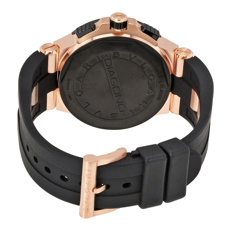 Bvlgari Diagono 18kt Pink Gold Automatic Chronograph Men's Watch #101987 - Watches of America #3