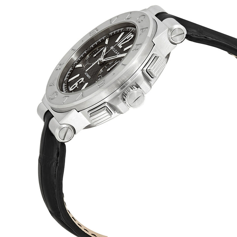 Bvlgari Diagono Chronograph Black Dial Men's Watch #DG40BSLDCH - Watches of America #2