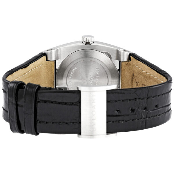 Bvlgari Eragon Black Dial Leather Men's Watch #EG35BSLD - Watches of America #3