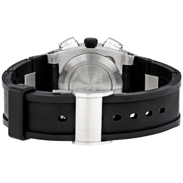 Bvlgari Ergon Black Pattern Rubber Men's Watch #EG35BSVDCH - Watches of America #3