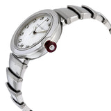 Bvlgari LVCEA Automatic White Mother of Pearl Diamond Dial Stainless Steel Ladies Watch #102199 - Watches of America #2