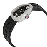 Bvlgari Serpenti Black Dial Ladies Double Wrap Leather Watch #102782 - Watches of America #2