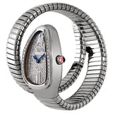 Bvlgari Serpenti Tubogas 18k White Gold Diamond Pave Dial Quartz Ladies Watch #102005 - Watches of America #2