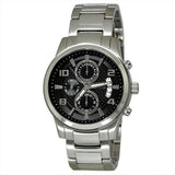 Guess Exec Chronograph Dial Silver-Tone Men's Watch  W0075G1 - Watches of America