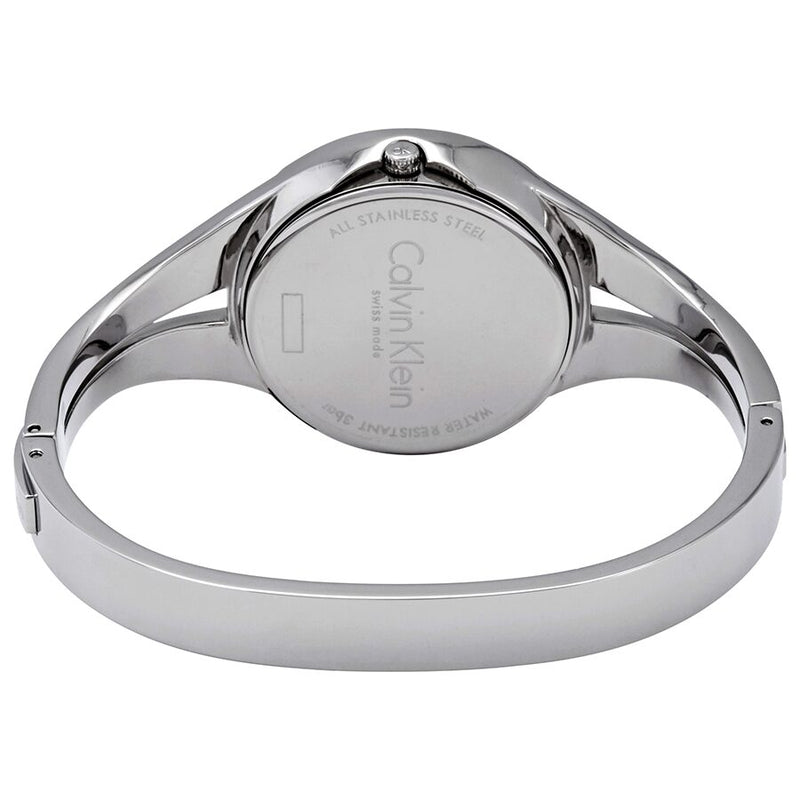 Calvin Klein Addict Black Dial Bangle Ladies Medium Watch #K7W2M111 - Watches of America #3