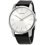 Calvin Klein City Quartz Silver Dial Men's Watch #K2G211C6 - Watches of America