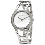 Calvin Klein Class Silver Dial Stainless Steel Ladies Watch #K6R23126 - Watches of America