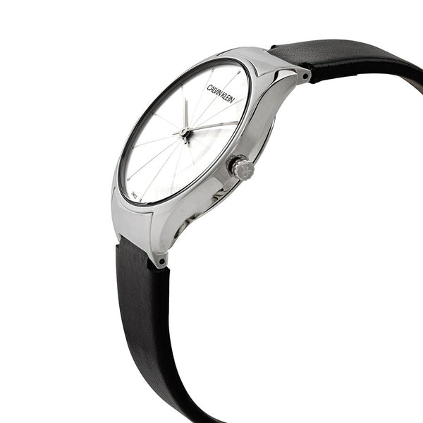 Calvin Klein Classic Quartz Silver Dial Ladies Watch #K4D221C6 - Watches of America #2