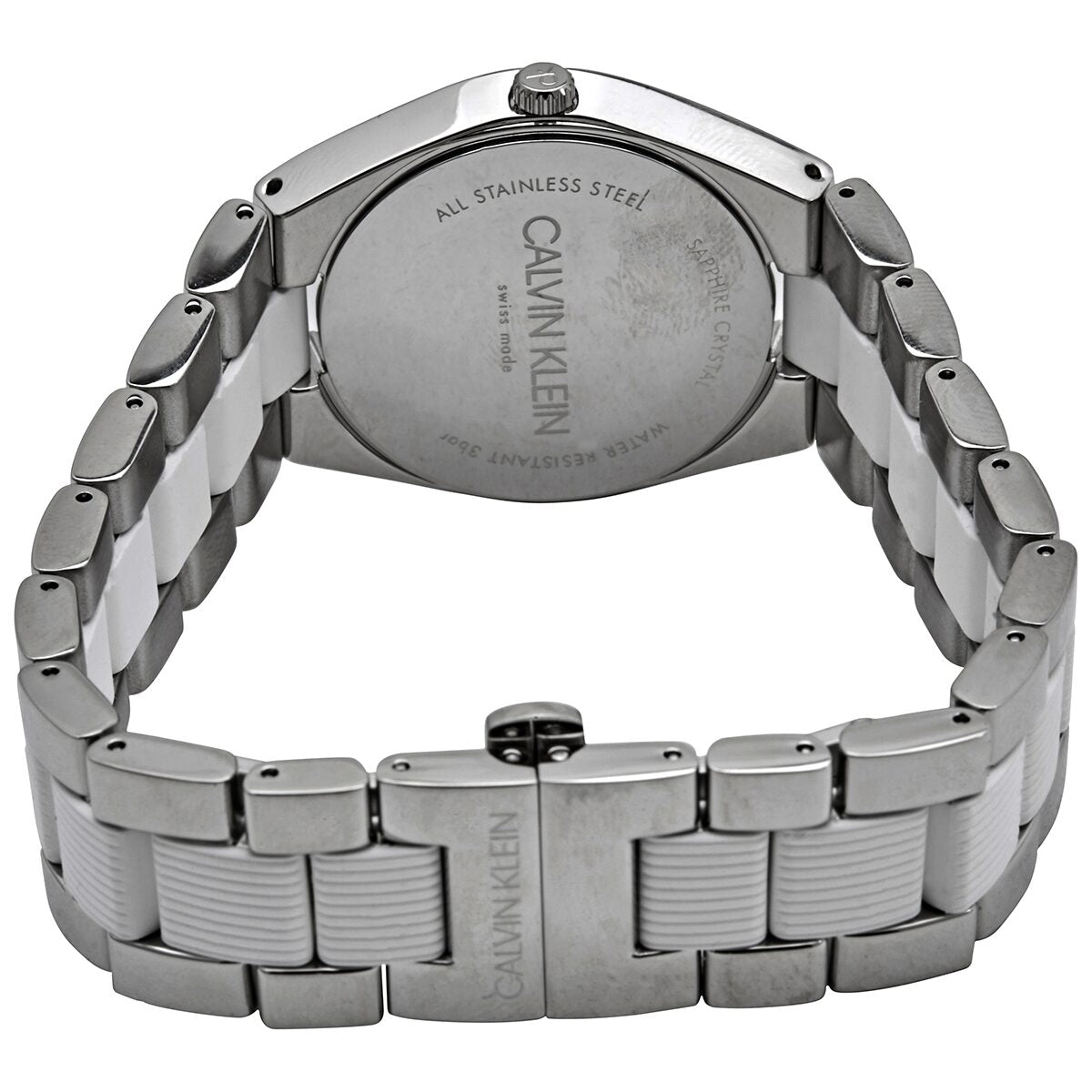 Calvin Klein Contra Quartz Silver Dial Ladies Watch K9E231K6 
