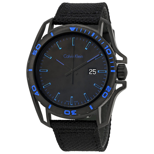 Calvin Klein Earth Black Dial Men's Watch #K5Y31YB1 - Watches of America