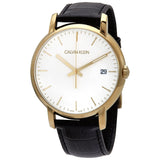 Calvin Klein Established Quartz Silver Dial Men's Watch #K9H215C6 - Watches of America