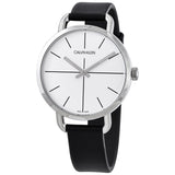 Calvin Klein Even Quartz Silver Dial Ladies Watch #K7B231CY - Watches of America