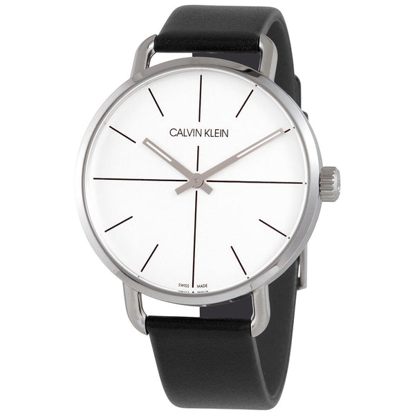 Calvin Klein Even Quartz Silver Dial Unisex Watch #K7B211CY - Watches of America