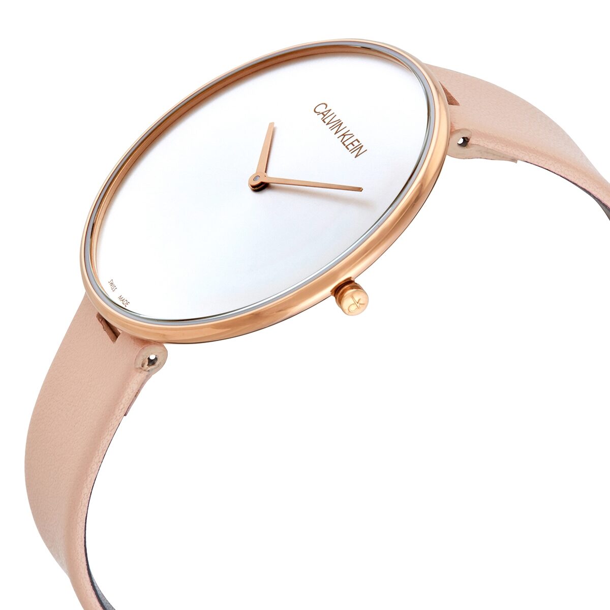 Calvin Klein Full Moon Quartz Silver Dial Ladies Watch K8Y236Z6