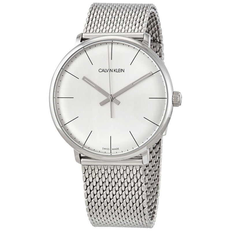 Calvin Klein High Noon Quartz Silver Dial Men's Watch #K8M21126 - Watches of America