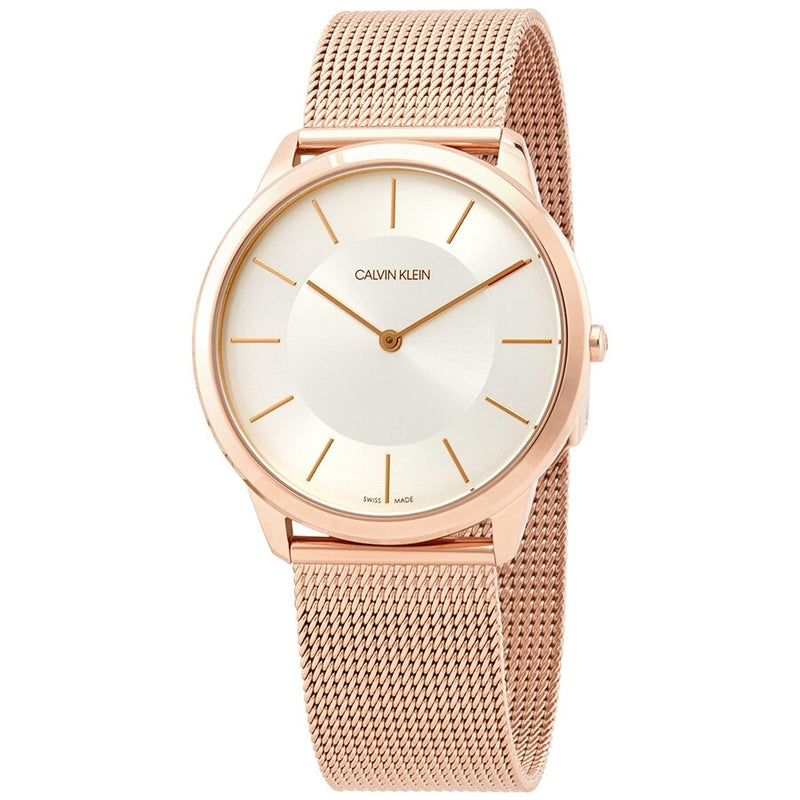 Calvin Klein Minimal Quartz Silver Dial Men's Watch #K3M2T626 - Watches of America
