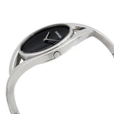 Calvin Klein Party Small Black Dial Bangle Ladies Watch #K8U2S111 - Watches of America #2