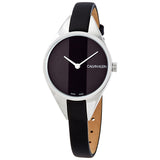 Calvin Klein Rebel Quartz Black Dial Ladies Watch #K8P231C1 - Watches of America