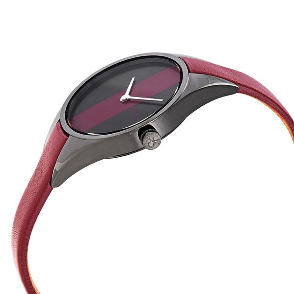 Calvin Klein Rebel Red and Black Dial Ladies Watch #K8P237U1 - Watches of America #2