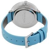 Calvin Klein Rise Quartz Silver and Turquoise Dial Ladies Watch #K7A231VN - Watches of America #3