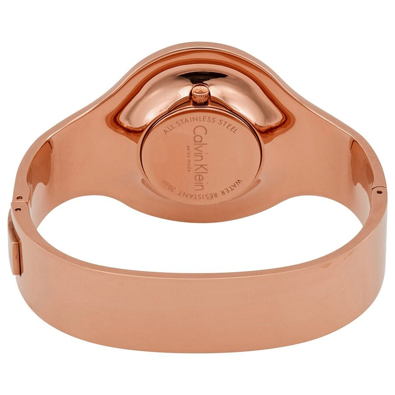 Calvin Klein Seamless Silver Dial Medium Bangle Ladies Watch #K8C2M616 - Watches of America #3