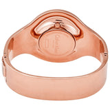 Calvin Klein Seamless Silver Dial Ladies Small Rose Gold-tone Bangle Watch #K8C2S616 - Watches of America #3