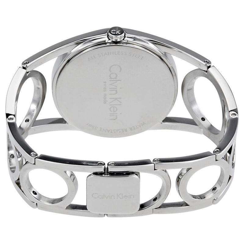 Calvin Klein Silver Dial Stainless Steel Ladies Watch #K5U2S146 - Watches of America #3