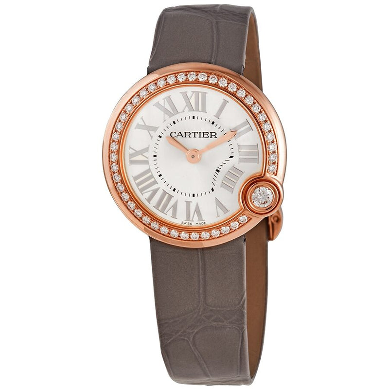 Cartier Ballon Blanc Quartz Silver Dial Watch #WJBL0008 - Watches of America