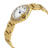 Cartier Ballon Bleu 18K Yellow Gold Diamond Ladies Watch #WE9001Z3 - Watches of America #2