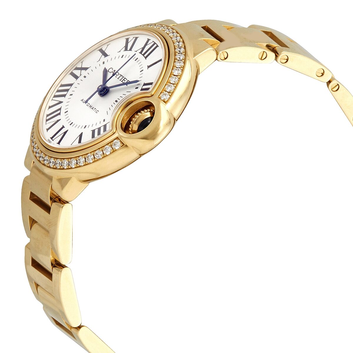 Cartier Ballon Bleu Automatic 18kt Yellow Gold Ladies Watch