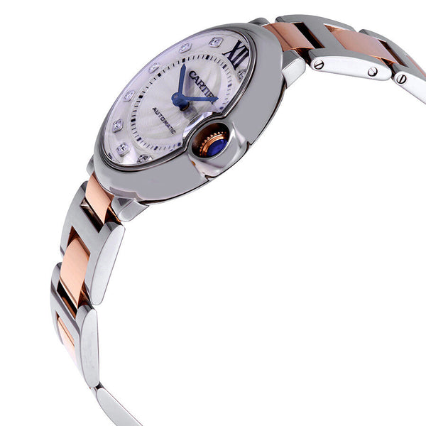 Cartier Ballon Bleu Automatic Ladies Two Tone Watch #W3BB0018 - Watches of America #2