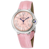 Cartier Ballon Bleu Automatic Pink Dial Ladies Watch #WSBB0007 - Watches of America