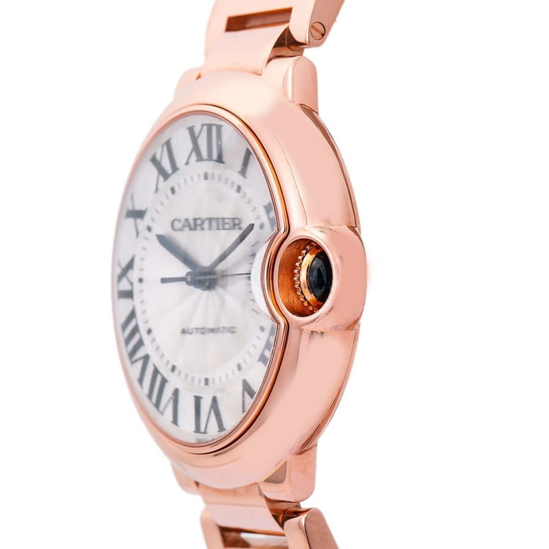 Cartier Ballon Bleu Automatic Silver Dial Ladies Watch #3003 - Watches of America #3