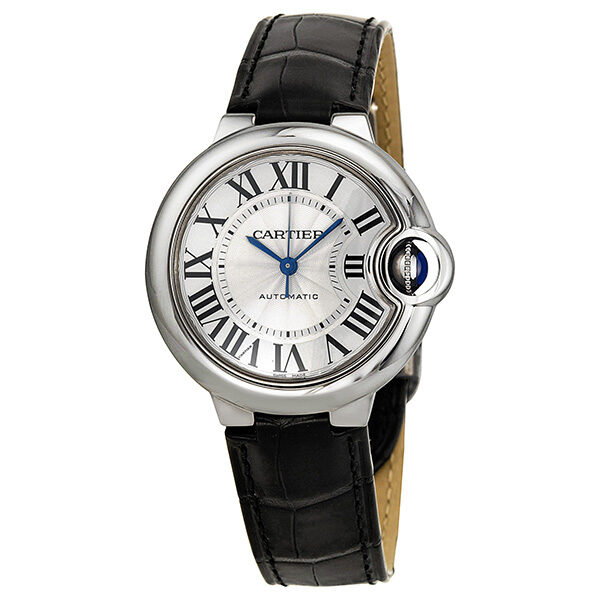 Cartier Ballon Bleu Automatic Silver Dial Ladies Watch #W6920085 - Watches of America