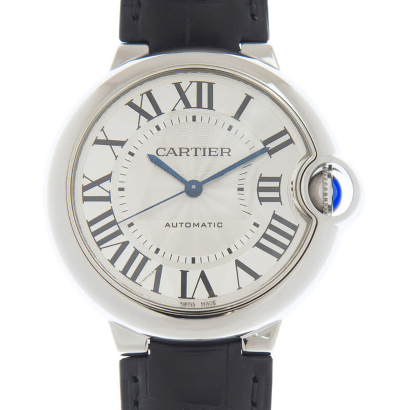 Cartier Ballon Bleu Automatic Silver Dial Ladies Watch #WSBB0028 - Watches of America