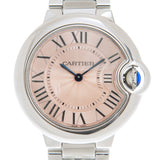 Cartier Ballon Bleu Quartz Pink Dial Ladies Watch #WSBB0033 - Watches of America