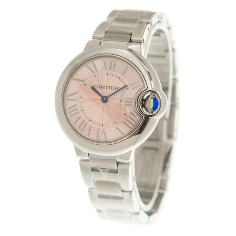 Cartier Ballon Bleu Quartz Pink Dial Ladies Watch #WSBB0033 - Watches of America #4