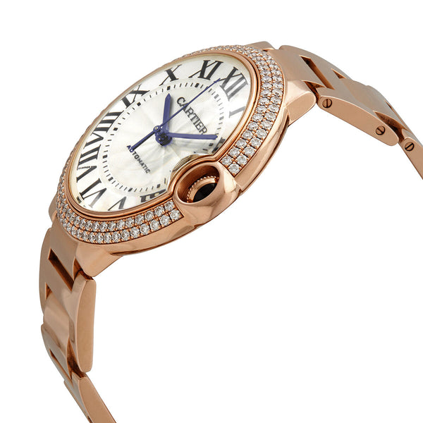 Cartier Ballon Bleu Rose Gold Men's Watch #WE9008Z3 - Watches of America #2