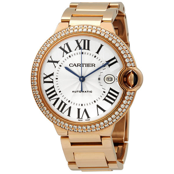 Cartier Ballon Bleu Rose Gold Men's Watch #WE9008Z3 - Watches of America