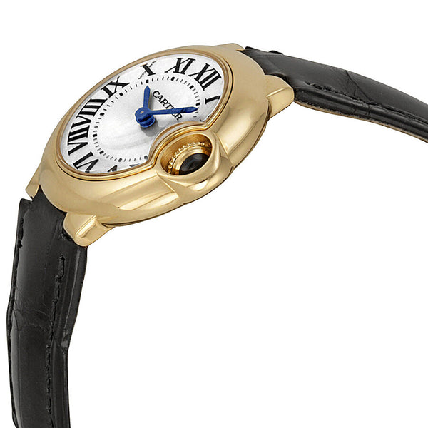 Cartier Ballon Bleu Silver Dial 18kt Yellow Gold Case Ladies Watch #W6900156 - Watches of America #2