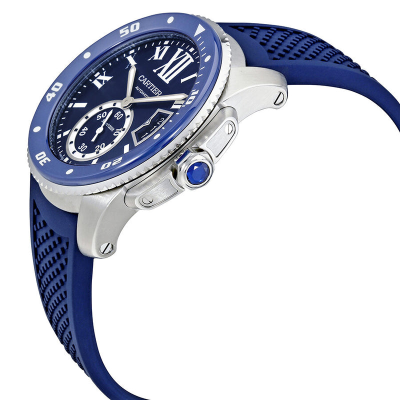 Cartier Calibre Diver Automatic Blue Dial Men's Watch #WSCA0011 - Watches of America #2