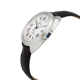 Cartier Cle Silvered Flinque Dial Steel Men's Watch #WGCL0005 - Watches of America #2