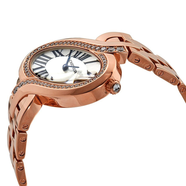 Cartier Delices De Cartier Diamond 18k Rose Gold Ladies Watch #WG800006 - Watches of America #2