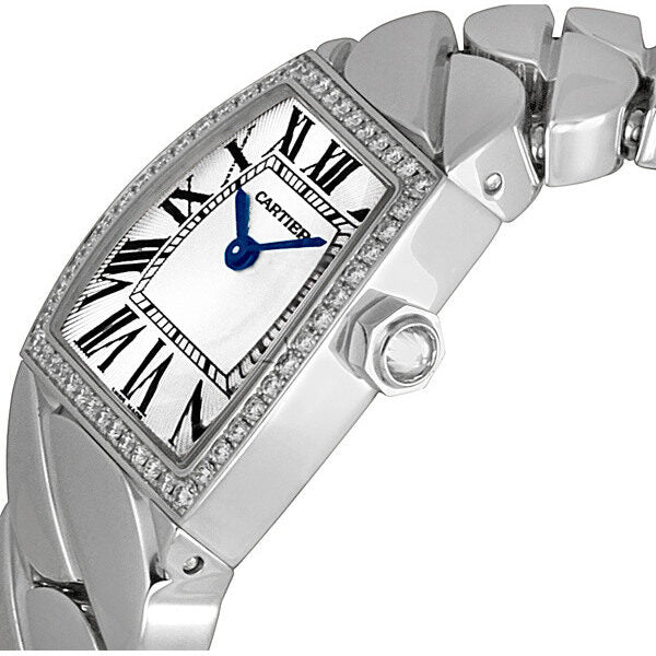 Cartier La Dona Diamond 18kt White Gold Ladies Watch #WE60039G - Watches of America #2