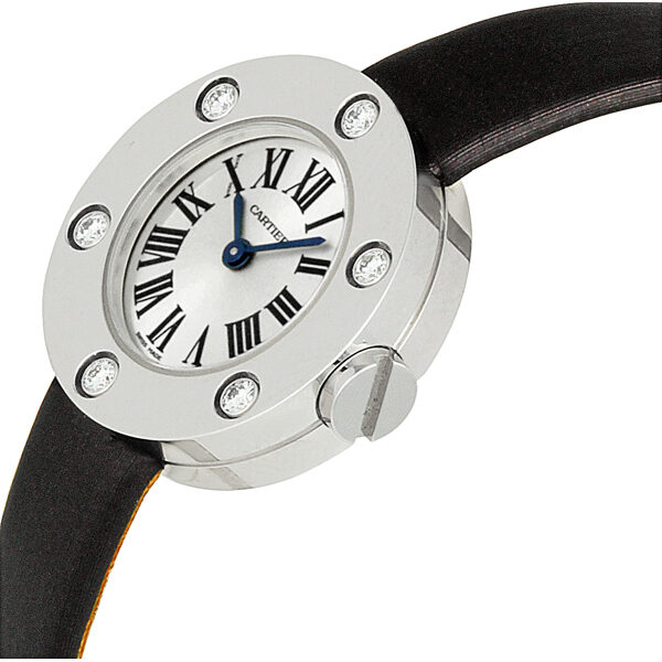 Cartier Love 18k White Gold Small Ladies Watch #WE800231 - Watches of America #2