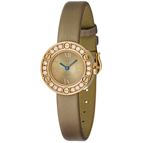 Cartier Love 18kt Rose Gold Ladies Watch #WE801331 - Watches of America