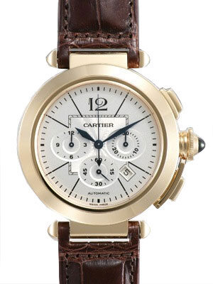 Cartier Pasha 18kt Rose Gold Chronograph Men's Watch #W3020151 - Watches of America