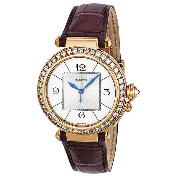 Cartier Pasha Diamond 18kt Yellow Gold Men's Watch #WJ118851 - Watches of America